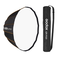 Godox Professional Parabolic Softbox 120cm Diffuseur Bowens Mount avec sac de transport pour la photographie en Studio