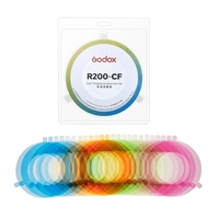 Godox R200-CF réglage de la température de couleur ensemble filtres de couleur Gels de couleur pour Godox R200 anneau tête Flash
