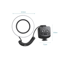 Godox RING72 Macro LED Video Light Lumière de remplissage de photographie professionnelle