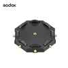 Godox TL-M8 connecteur de coupleur à 8 lumières connexion à vis 1/4 pouce Installation facile pour les lampes à tube Godox TL30 RGB