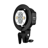 Godox WITSTRO AD-B2 AD200 Dual Power Flash Head Bowens Mount Double Tube Support de tête de lumière pour AD200 Speedlite flash portable