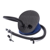 Gonflage et dégonflage de la pompe à air portable avec pompe à pied à soufflet avec 3 buses pour kayaks,  pédalos,  matelas pneumatiques,  piscine gonflable