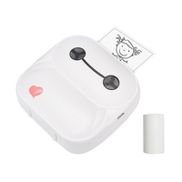 GOOJPRT Pocket Printer Mini imprimante thermique portable 203dpi BT Connexion sans fil Utilisation avec APP Prise en charge de 8 langues pour l