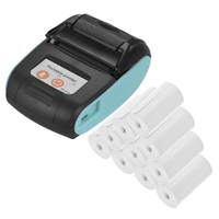 GOOJPRT PT-210 Imprimante thermique portative avec 10 rouleaux de papier