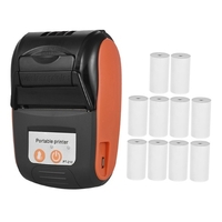 GOOJPRT PT-210 Imprimante thermique portative avec 10 rouleaux de papier