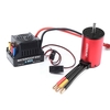 GoolRC 3660 3800KV moteur sans balai 80A ESC contrôleur de vitesse électronique sans brosse 6 V / 3A BEC pour camion sur chenilles de voiture 1/10 RC