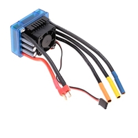 GoolRC 3674 2250KV 4P Capteur Moteur Brushless avec 120A Brushless (Contrôleur de Vitesse Electrique) pour 1/8 RC Car Truck