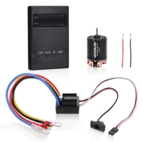 GOOLRC 540 55T moteur brossé 80A brossé 2-3S ESC avec remplacement de carte de programmation pour 1/10 Axial SCX10 RC4WD D90 RC voiture d