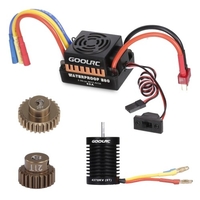 GoolRC 9T Motor 3650 4370KV Moteur Brushless 60A ESC Contrôleur de vitesse électronique