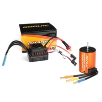 GoolRC Upgrade Waterproof 3650 3100KV Brushless Motor avec 45A ESC Combo Set pour 1/10 RC Car Truck