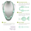 Grade alimentaire 100 % Silicone dentition Collier perles Soft pour Chew bébé enfant jouets bijoux pour maman à porter BPA libre EN71 F963 FDA certificat de soins infirmiers
