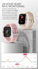 Grand écran montres Oem Smartwatch nouveau 2021 Ip67 Ip68 Reloj Inteligent femme femmes dames Relojes montre intelligente pour hommes garçons