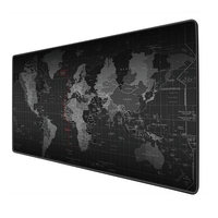 Grand tapis de souris avec carte du monde surdimensionné étendu étanche tapis de clavier antidérapant tapis de bureau tapis de souris de jeu de bureau 800 * 300mm