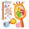 Greci Jouets de bain pour enfants Baignoire pour bébé Jouets pour attraper des poissons Squirters de bain doux Squeeze Jouets d