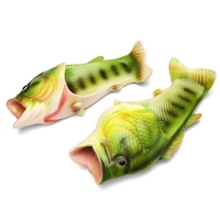 Green Carp Skid-preuve New Summer Beach Chaussures Hommes Outdoor Sandales élégantes Hommes Aqua Shoes Eau Mock Slippers Fish Baboosh