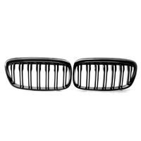 Grille de calandre avant F45 noire de remplacement pour BMW Série 2 5 places Active Tourer et 7 places F46 Gran Tourer Grille de pare-chocs avant 2015-2017