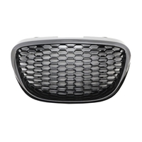 Grille de remplacement de calandre débadgée en maille noire mate en nid d