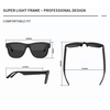 GS01 Lunettes de soleil intelligentes Sans fil BT5.0 Casque stéréo Appel mains libres Musique Audio Lunettes de soleil Vélo de plein air Lunettes de soleil Casque avec micro