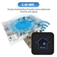 GTMEDIA G2 Plus Android 11.0 Smart TV Box Amlogic S905W2 UHD 4K Lecteur multimédia 2 Go / 16 Go 2.4G WiFi DLNA H.265 VP9 HDR10+ Lecteur vidéo avec télécommande