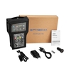 GTMEDIA V8 Finder Max TV Signal Finder mètre DVB-S/S2/S2X récepteur de Signal 4.3 pouces LCD affichage H.265 calcul automatique Angle 4000mAh batterie avec sac de rangement chargeur de voiture