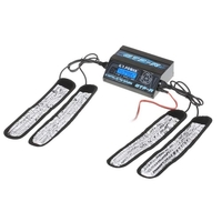 GTPOWER GTP-W IC Chauffe-pneu à température contrôlée avec écran LCD pour pneus en caoutchouc de préchauffage de voiture de tourisme de taille 1/10