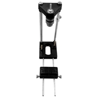 Guide de perçage Kit de localisation pour le travail du bois Guide de perçage réglable Positionneur de perforateur pour bois Banc portable Perceuse à colonne Machine de bricolage Outil de menuiserie pour menuisier
