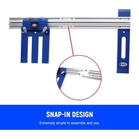 Guide de scie circulaire Rip-Cut Guide de précision du bord de scie électrique Clôture anti-déchirure pour scie circulaire sans fil