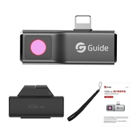 GUIDE MobIR Air infrarouge thermique Imager Mini poche taille Portable Smartphone IR caméra thermique 120x90 IR résolution-20 ~ 120 ° C plage de température pas de batterie requise avec Interface iOS pour téléphone Mobile iOS