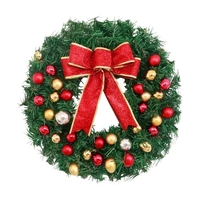 Guirlande de Noël avec des boules de nœud d