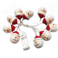 Guirlande lumineuse de Noël 1.5M Père Noël Guirlande lumineuse