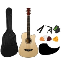 Guitare acoustique coupée de 38 pouces Guitare folklorique