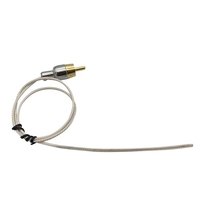 Guitare acoustique Micro piezo Capteur micro-transducteur Prise RCA Installation facile pour guitares folkloriques