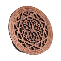 Guitare en bois Rosace Rosace Couverture Bloc Commentaires Tampon en bois acajou pour EQ Acoustiques Folk