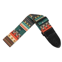 Guitare électrique sangles en polyester Style ethnique ballade guitares acoustiques ceinture basse accessoire d