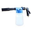 Gun à mousse de lavage de voiture Sprayeur de lavage de voiture réglable 3/8/NPT 3/4 Connecteur avec bouteille de 32oz