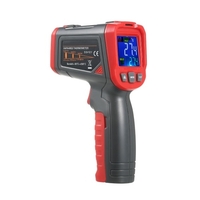 Gun de mesure de la température infrarouge Écran numérique à cristaux liquides Thermomètre industriel à affichage non tactile Thermomètre ℃/ ℉ commutable