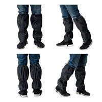 Guêtres de jambe Couvre-chaussures de bottes de neige imperméables avec fermeture à glissière Réglable Respirant Léger Coupe-vent Coupe-vent pour la randonnée en plein air Ski Randonnée Trekking Camping Escalade Raquette