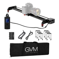GVM GT-60D 60 cm / 23.6 pouces curseur de caméra motorisé rail vidéo rail Dolly alliage d