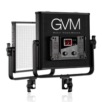 GVM GVM-520LS-B Dimmable Bicolore LED Panneau Vidéo CRI97 + TLCI97 3200-5600K En Alliage D