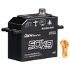 GX3350BLS 50KG Servo numérique IP67 Servo de direction étanche Servo de direction étanche à 180 ° Corps en métal complet Servo de moteur sans brosse en acier inoxydable pour 1/8 1/5 RC Voiture RC Crawler RC Bateau Avion Hélicoptère Robot