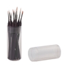 H & B Detail Paint Brush Set 12Pcs Pinceaux à cheveux en nylon miniatures avec 1 sac et 1 support pour la finition fine Acrylique / Aquarelle / Gouache / Peinture à l