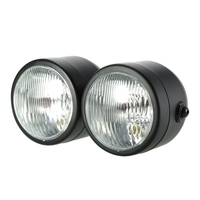 H4 12V 35W 4 pouces Lampe de moto Double phare avant pour Harley