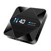 H40 Android 10.0 Smart TV Box Allwinner H616 Quad-core UHD 4K Media Player 6K HDR10 H.265 VP9 4GB / 64GB 2.4G & 5G WiFi BT4.1 100M LAN Télécommande d