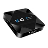 H40 Android 10.0 Smart TV Box Allwinner H616 Quad-core UHD 4K Media Player 6K HDR10 H.265 VP9 4GB / 64GB 2.4G & 5G WiFi BT4.1 100M LAN Télécommande d