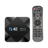 H40 Android 10.0 Smart TV Box Allwinner H616 Quad-core UHD 4K Media Player 6K HDR10 H.265 VP9 4GB / 64GB 2.4G & 5G WiFi BT4.1 100M LAN Télécommande d