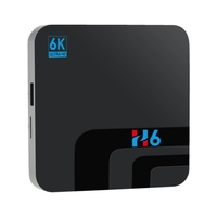 H6 Smart TV Box Android 9.0 Lecteur multimédia H6 UHD 4K 6K HDR 4 Go / 32 Go 2.4G WiFi 100M LAN USB3.0 H.265 VP9