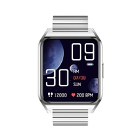 H60 1, 69 pouces COF Montre de sport à bracelet intelligent à écran tactile complet