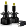 H7 voiture LED phares ampoules conduite lumière phare 360 degrés lampe automatique faisceau réglable Ultra luminosité