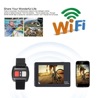 H8R 2.0 "LCD 4K 15fps 1080P 60fps Full HD Wifi 30M Étanche 12MP 170 ° Objectif grand angle avec montre à distance Sports Action Camera