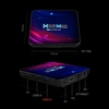H96 Max V11 Android 11.0 Smart TV Box UHD 4K Media Player RK3318 4 Go/64 Go 2.4G/5G WiFi double bande BT4.0 100M LAN VP9 H.265 Décodage avec télécommande